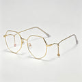 Star Pendant Irregular Polygon Anti-Blue Light Glasses