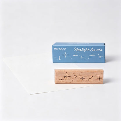 Beech Wood Rubber Stamp