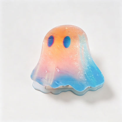 Ghost Pumpkin Hair Claw Clip