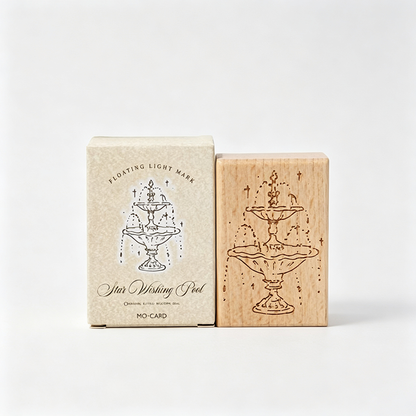 Wood Decorative Rubber Stamp