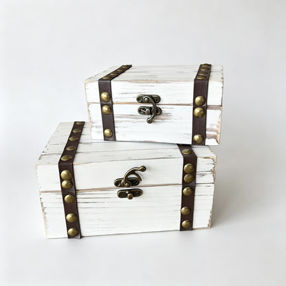 2PCS Wooden Storage Desktop Set