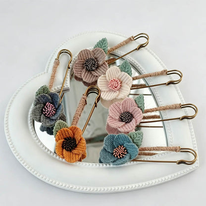 Forest Flower Scarf Brooch