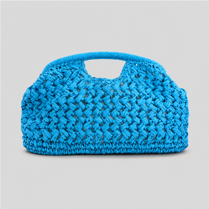 Woven Handle Crochet Bag