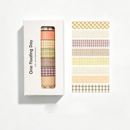 Plaid Grid Washi Tape Set
