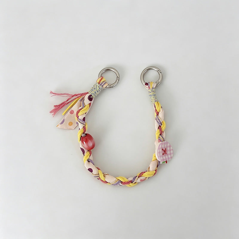 Braided Wrist Strap Key Lanyard