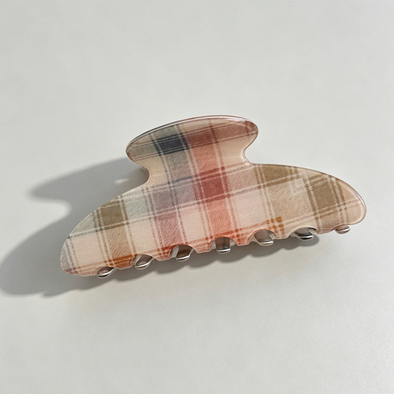 Checkered Acrylic Medium Hair - Shopdayla Wholesale - #9362