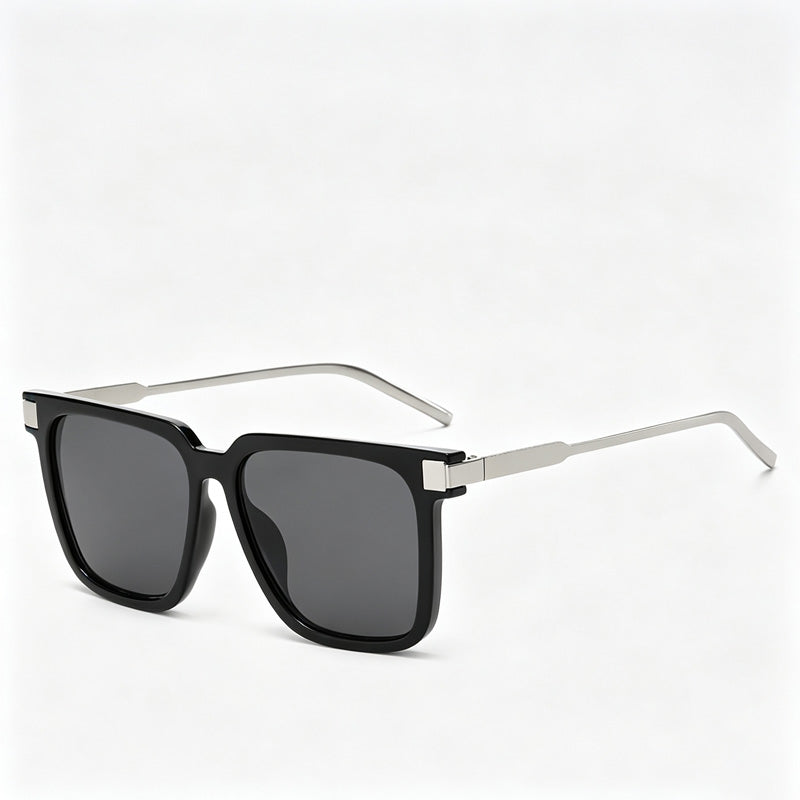 Square Metal Frame Sunglasses