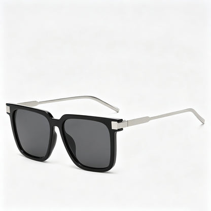 Square Metal Frame Sunglasses