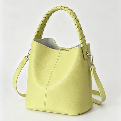 Color Block Bucket Handbag