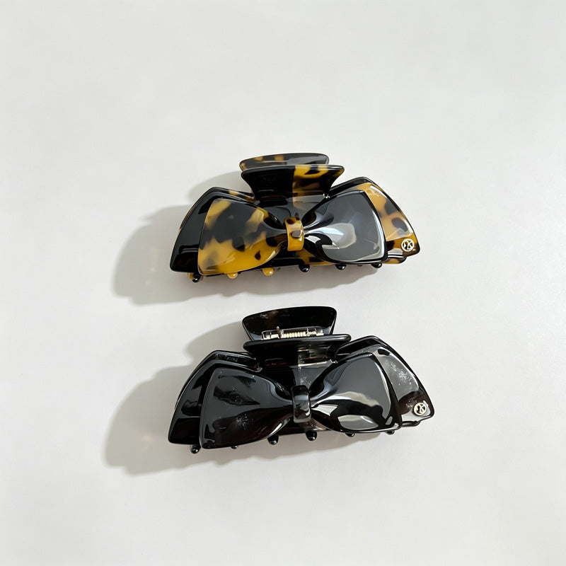 Bow Shape Tortoiseshell Hair Claw