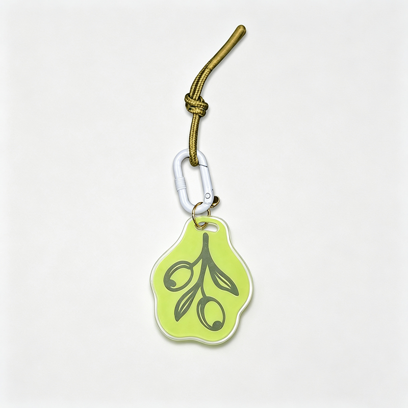 Vegetable Shape Bag Charm Keychain