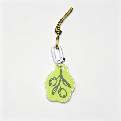 Vegetable Shape Bag Charm Keychain