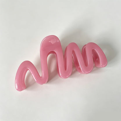 Large Wave Claw Clip