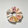 Bohemian Patchwork Floral Calico Scrunchie