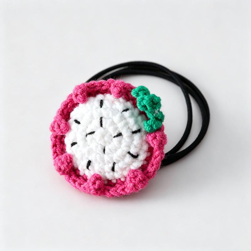 Crochet Fruit Hair Ties