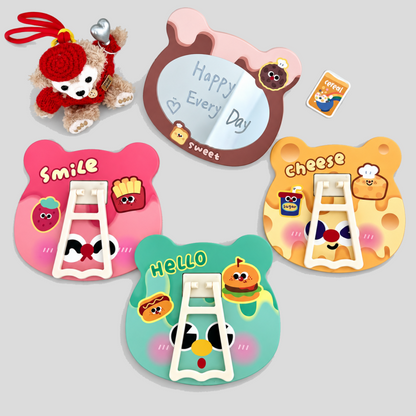 Bear Shape Foldable Makeup Mirror