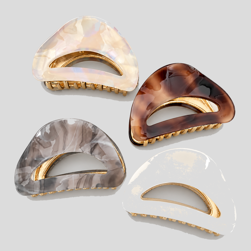 Crescent Acetate Hair Claw