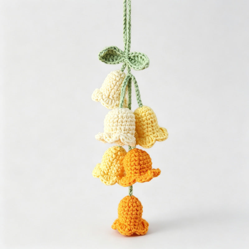 Knitted Lily of the Valley Hanger Charm