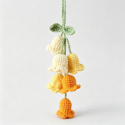 Knitted Lily of the Valley Hanger Charm