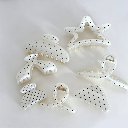 Polka Dot Shark Clip