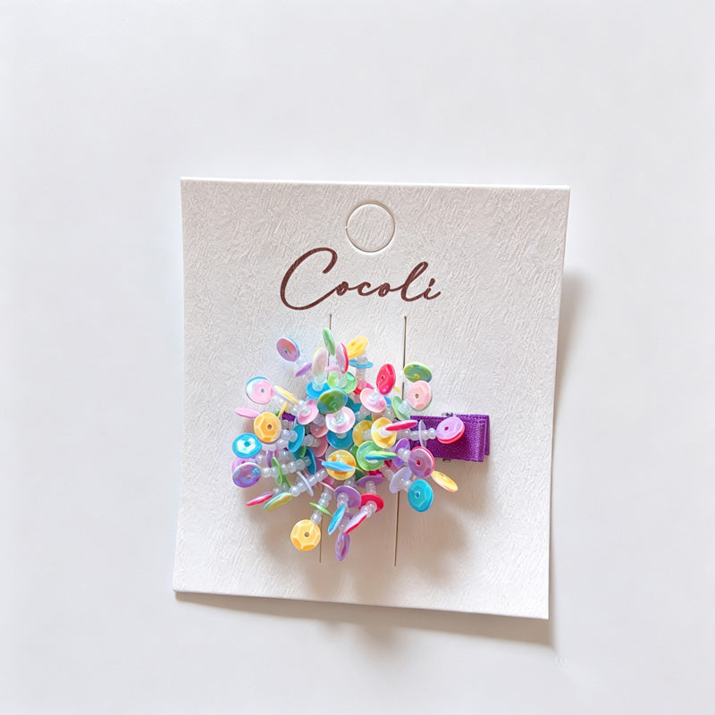 Gradient Flower Decor BB Hair Clip