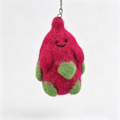 Crochet Fruit Keychain