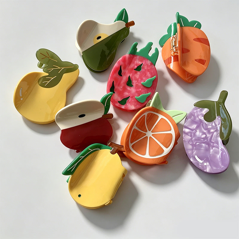 Creative Fruit Pattern 3D Hair - Shopdayla Wholesale - #3618
