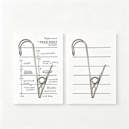 Decorative Non‑Sticky Memo Pad