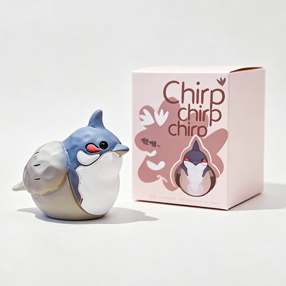 Resin Wood‑Carved Style Bird Tabletop Ornament