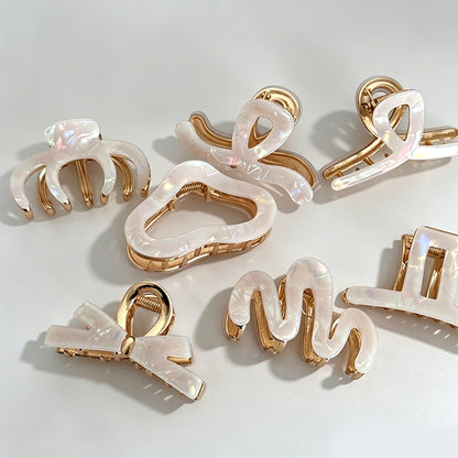 Elegant Pearl Apricot Geometri - Shopdayla Wholesale - #0546
