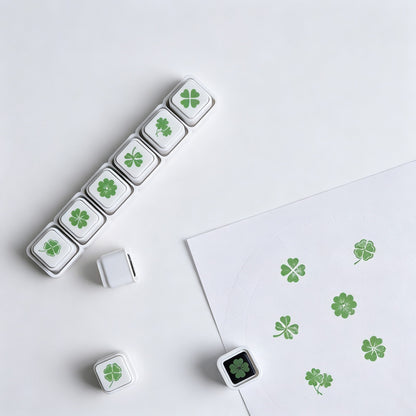 Six‑In‑One Plant Pattern Rubber Stamp