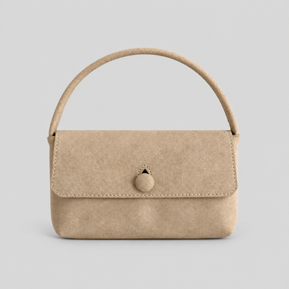 Solid Color Small Square Handle Bag