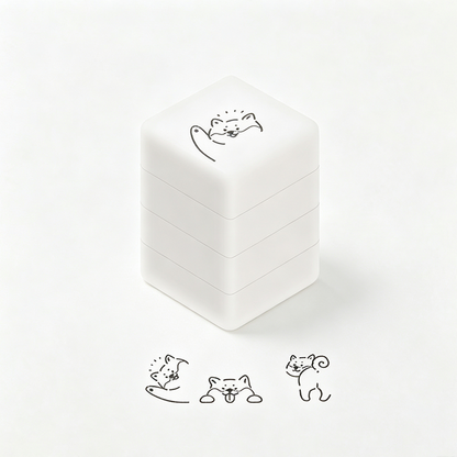 3‑in‑1 Animal Self‑Inking Stamp