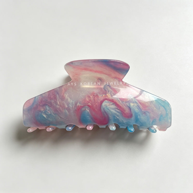 Gradient Cloud Texture Hair Claw
