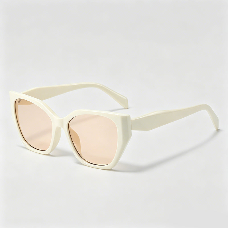 Jelly Color Cat Eye Oversized Sunglasses