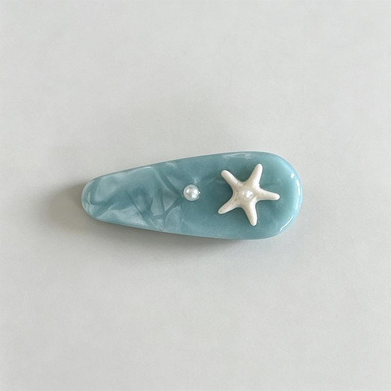 Elegant Sea Blue Starfish Side - Shopdayla Wholesale - #4146