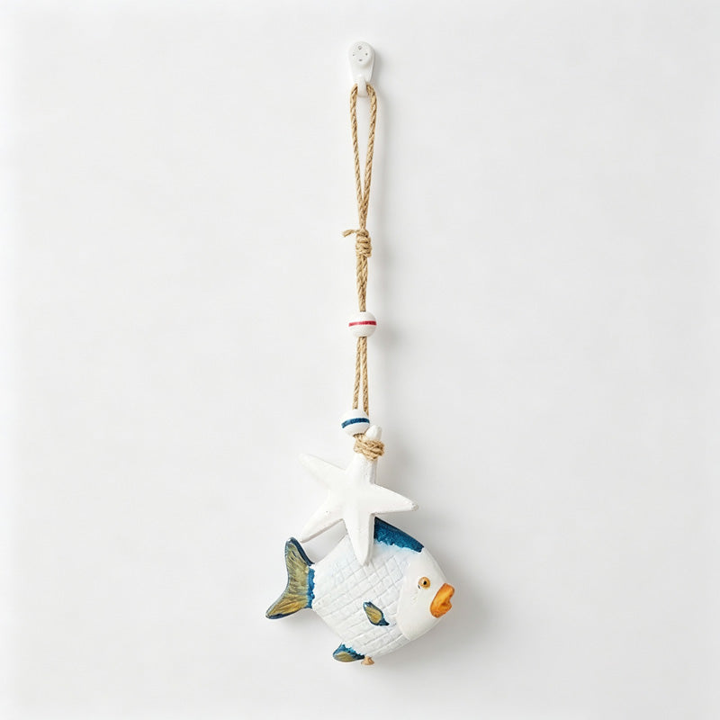 Wooden Fish Hanging Wall Ornament