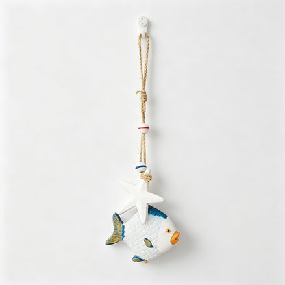 Wooden Fish Hanging Wall Ornament