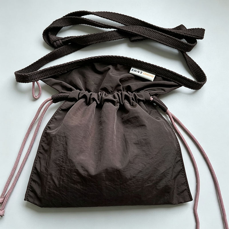 Vintage Nylon Drawstring Bucket Ring