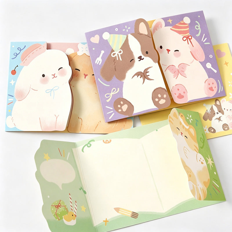 Animal Shaped Greeting Card with Envelope
