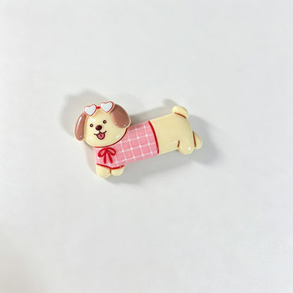 Dog Shaped Resin Fridge Magnet