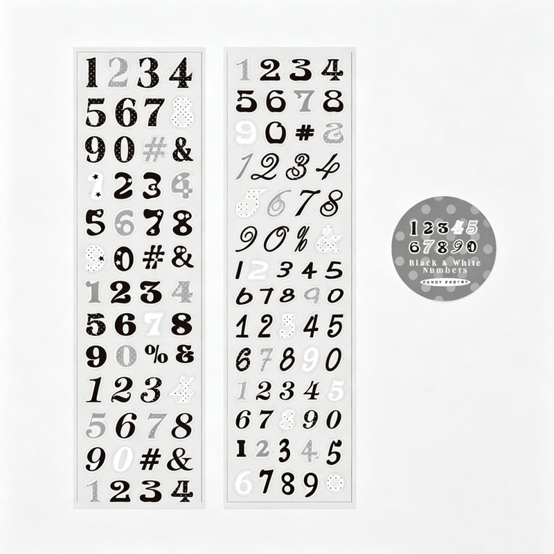 Tape Transparent Letters Sticker Tape
