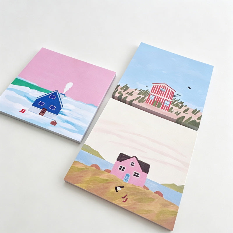 House Print Non‑Sticky Notes