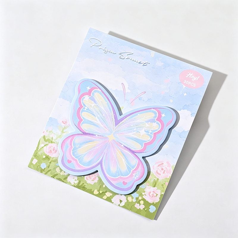 Watercolor Butterfly Memo Pad