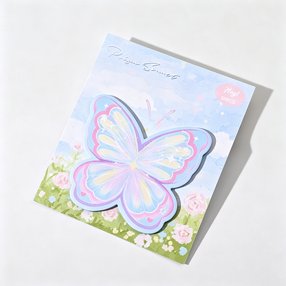 Watercolor Butterfly Memo Pad