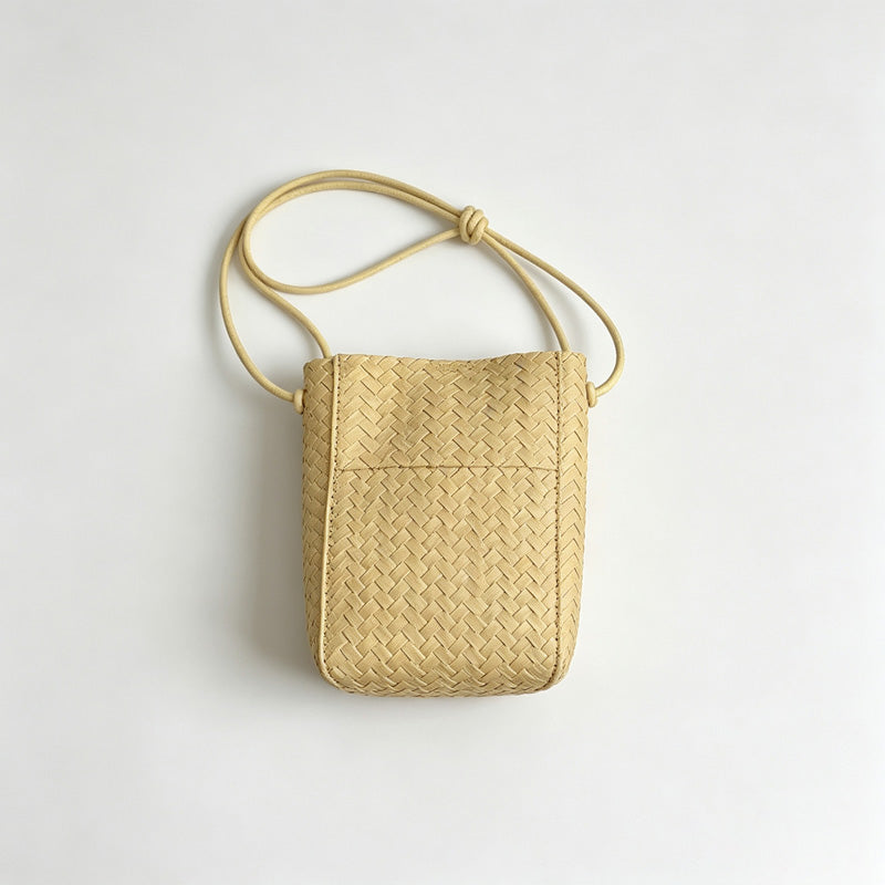 Woven Phone Divider Crossbody