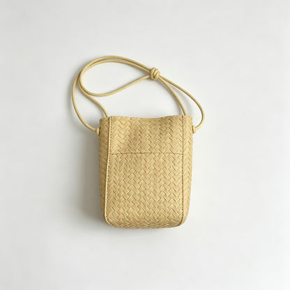 Woven Phone Divider Crossbody