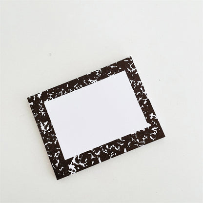 Cow Spot Border Non‑Sticky Notes