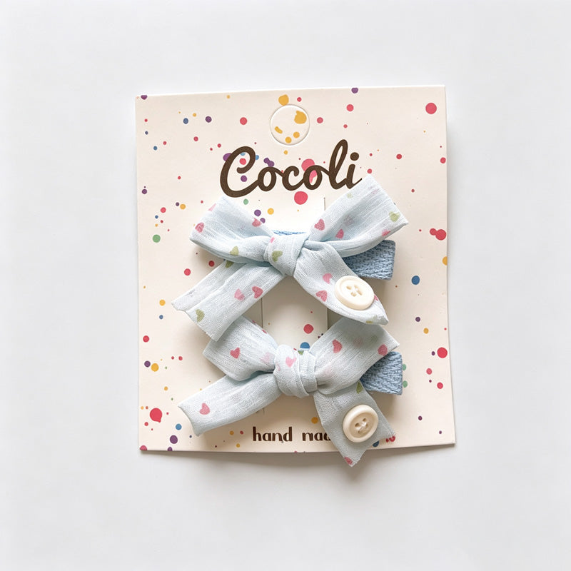 Bow Shape BB Hair Clips