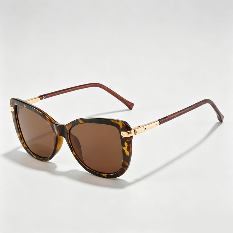 Cat Eye Retro Two-Tone Sunglasses